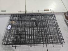 Wire dog crate, kennel.