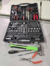 Durabuilt tool kit , claw hammer, angled fine needle nose pliers, etc.