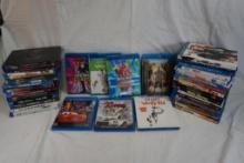 One box of miscellaneous Blu Ray movies, etc. Count 34.