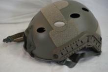 Military helmet liner.