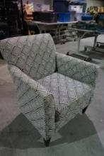 One cushioned chair
