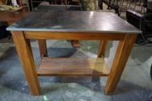 One 46" x 30" x 38" T work table.
