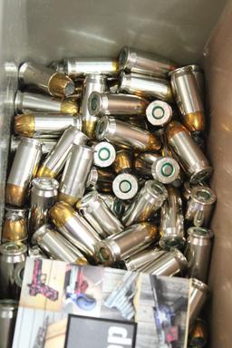 One brown plastic ammo box of 45 ACP FMJ RN. Count 200.