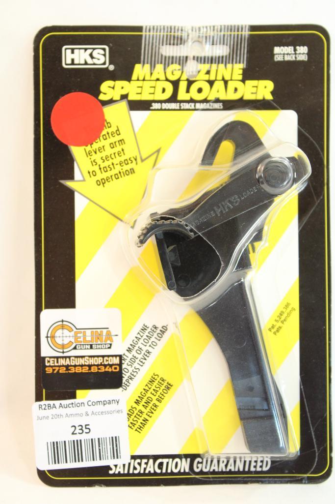 One HKS magazine speed loader on package.