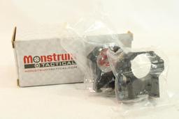 Monstrum Tactical 30MM precision scope ring set