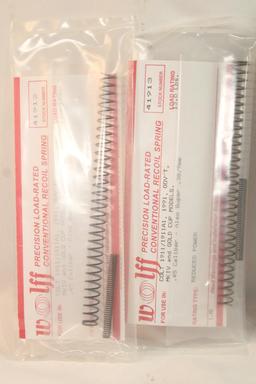 Five pistol recoil springs, new in pkg