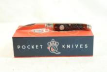 Queen single blade folding pocket knife new in box