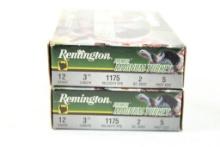 Two boxes of Remington 3" Mag Turkey #5 shot. Count 10.