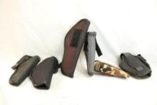 Six RH nylon holsters