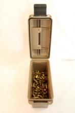 One brown plastic ammo box of 45 ACP FMJ RN. Count 200.