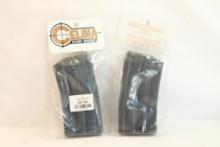 Two Ruger Mini 14 10 round magazines. In packages.