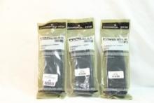 Three MagPul 30 round AR/M4 magazines. In packages.