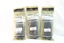 Three MagPul 30 round AR/M4 magazines. In packages.
