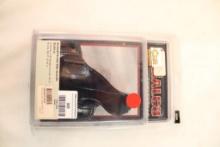 One Galco black leather right handed belt holster for Glocks. In package.