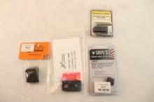 One optics platform, one muzzle thread protector for AR-10, 300 Blk, and two magazine grip