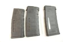 Three MagPul 7.62x 51, 25 round magazines.