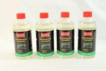 Four 16 oz bottles of Ballistol Suppressor cleaner.