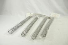 Four carbine buffer springs, new in pkgs
