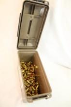 One brown plastic ammo box of 45 ACP FMJ RN. Count 200.