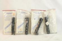 Four ventilated barrel shrouds, 2 for Ruger 10/22 and 2 for Ruger mini-14, new in pkgs