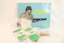 Book" The Remington 1100 exotic weapon system", two REm 1100 shotgun plugs, two jumbo safety head