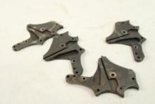 Four S&W K frame side plates