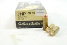 Box of Sellier & Bellot 10MM mixed ammo, 50 count