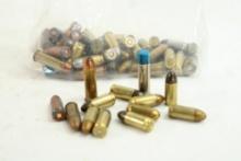 Bag of miscellaneous pistol reloads mostly 9MM & 38 sp, 65+/- count
