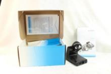 Plantronics wireless office headset system with charger in box, used