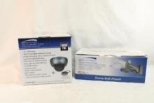 Bosch dome camera and dome wall mount
