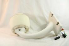 Bosch large outdoor dome camera with mounting arm