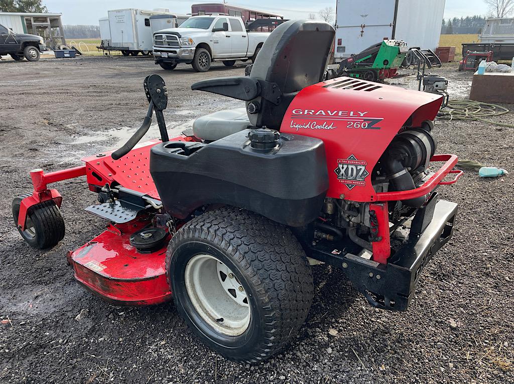 GRAVELY 260Z ZERO TURN MOWER