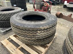 (2) 315/80R22.5 TIRES