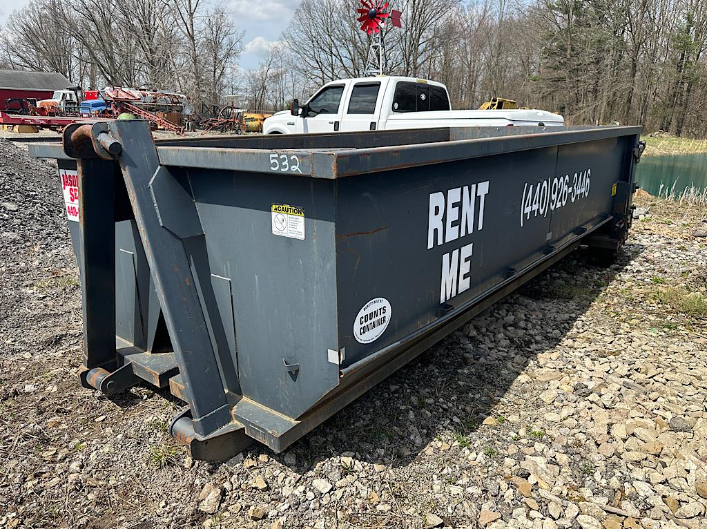 COUNTS CONTAINER 15 YARD ROLLOFF DUMPSTER