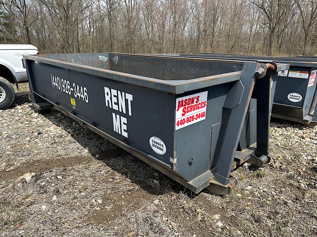 COUNTS CONTAINER 15 YARD ROLLOFF DUMPSTER