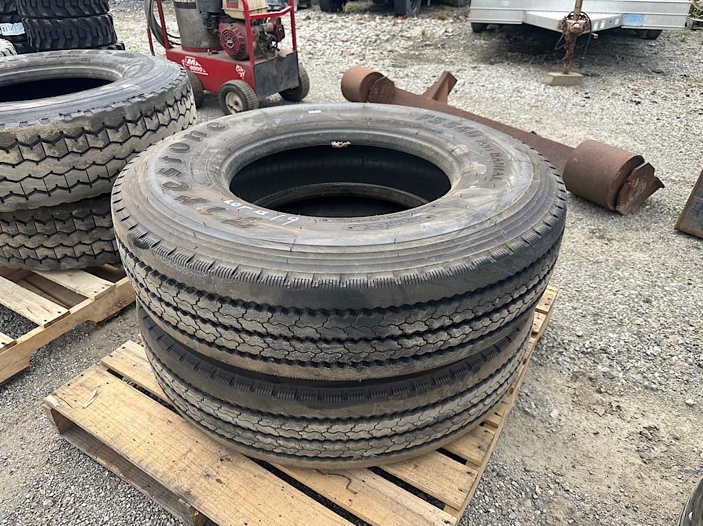 (2) 12R22.5 TIRES