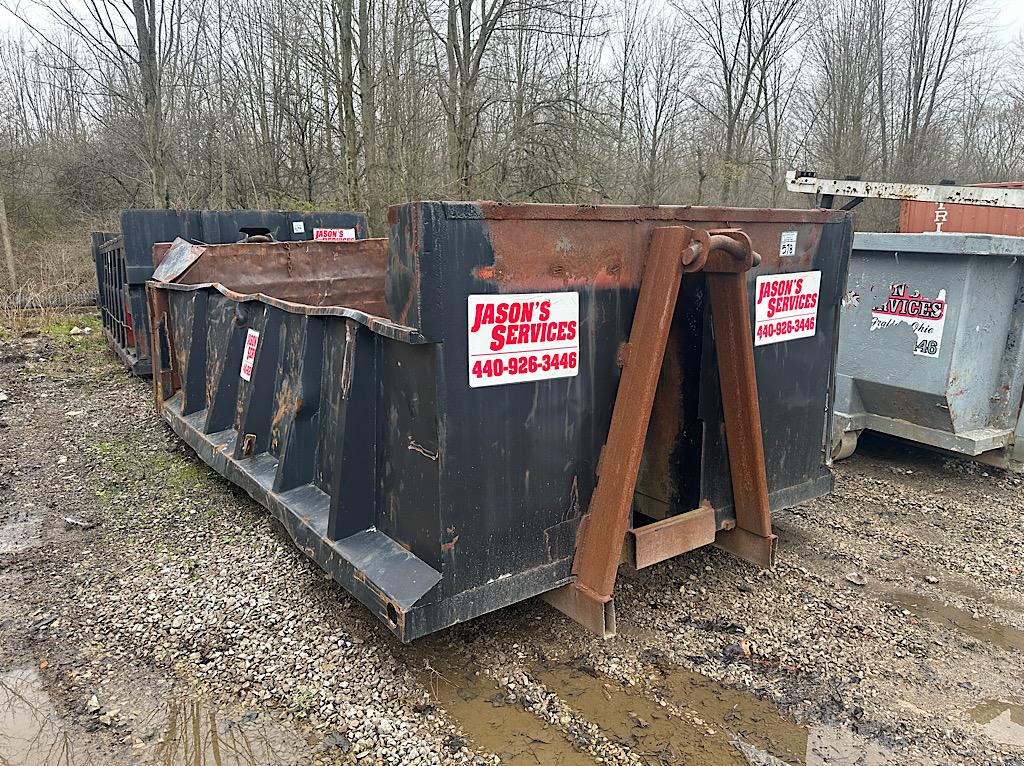 SHOP BUILT 10 YARD ROLLOFF DUMPSTER