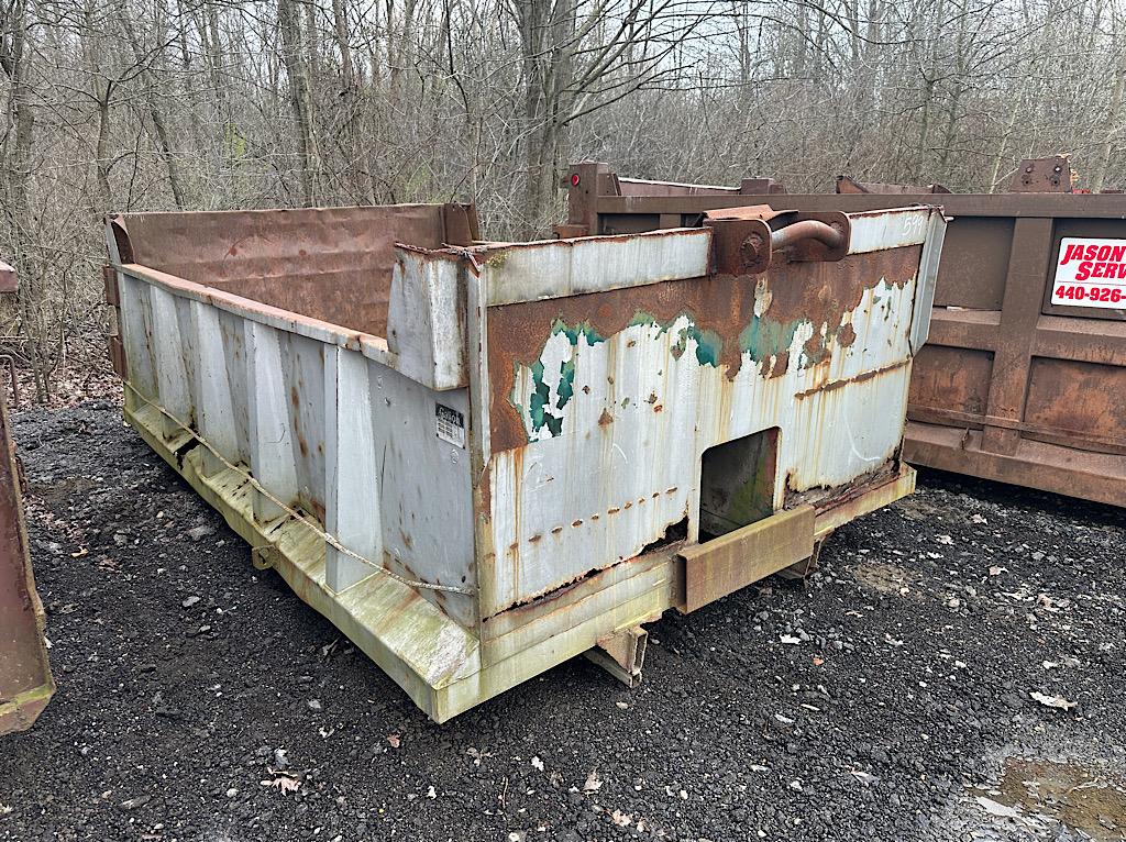 SHOP BUILT 10 YARD ROLLOFF DUMPSTER