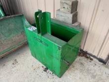 JOHN DEERE IMATCH 3 POINT WEIGHT BOX