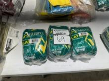 3 PACKS OF LATEX GLOVES