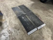 FOLDING ALUMINUM WHEELCHAIR RAMP