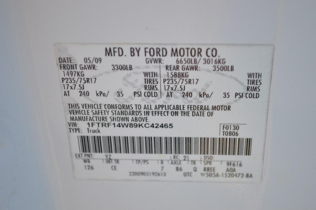 2009 Ford F-150 Single Cab 4WD