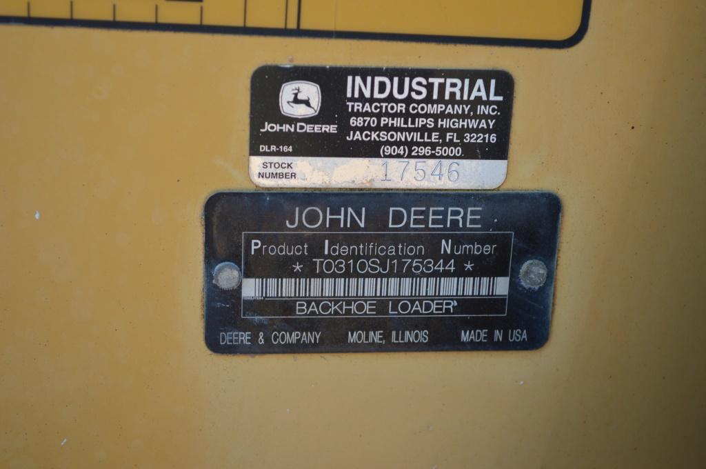 2009 John Deere 310SJ Extend-a-hoe 4WD