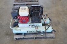 Hitachi Gas Air Compressor with Hose Reel