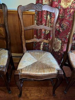 3 - Ladder Back Dining Chairs