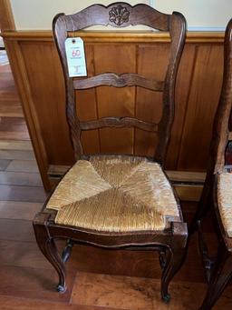 3 - Ladder Back Dining Chairs