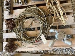 Pallet - cable, wire, mirrors, insulators