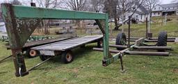 Gooseneck 4 round bale mover