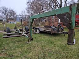 Gooseneck 4 round bale mover