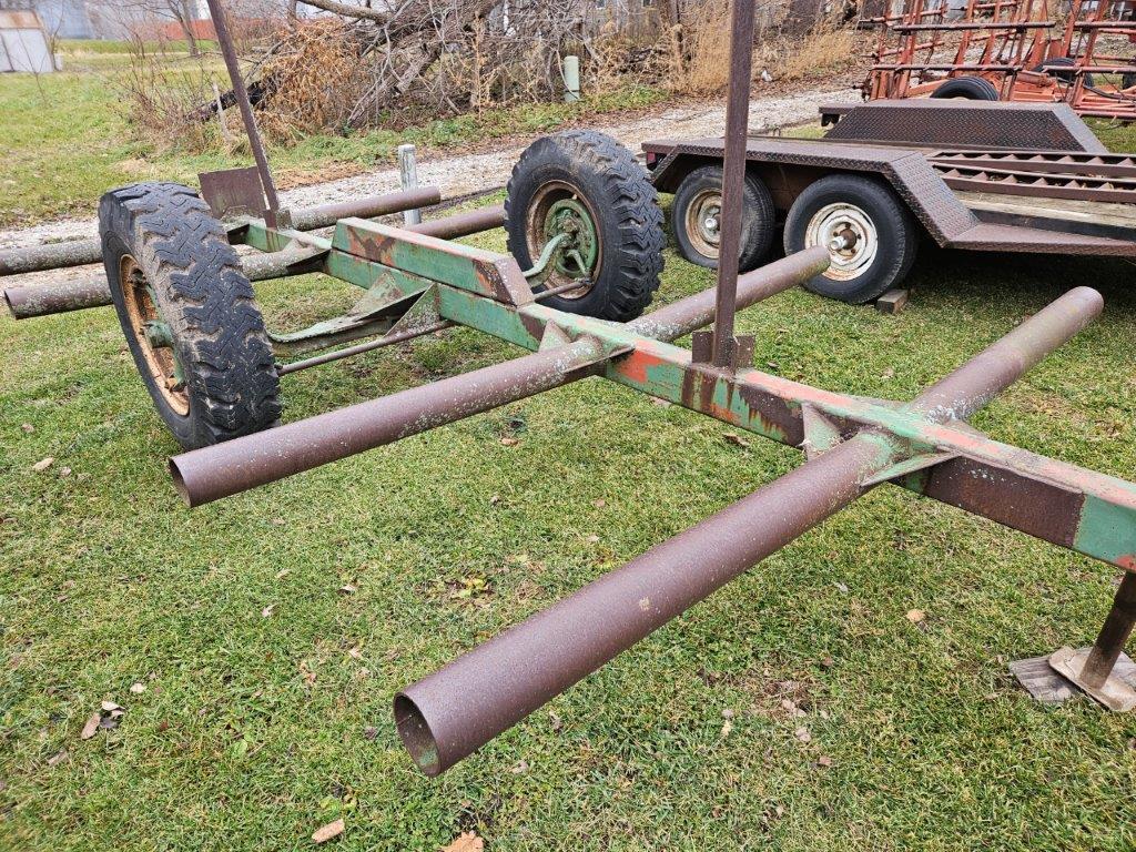 Gooseneck 4 round bale mover